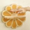 Decorative Floating Shelf Flower Shape Wall Shelf Wooden Wall Plant Holder Crystal Display