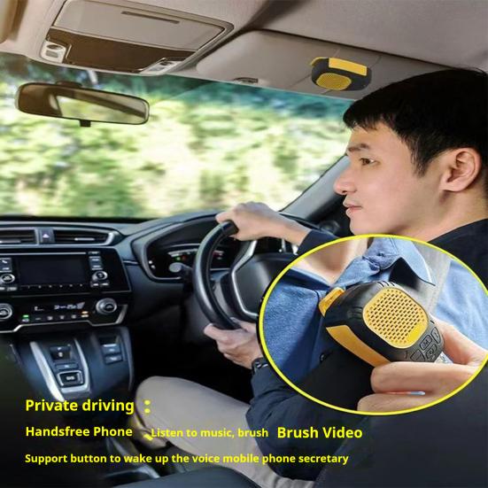 Носимая Bluetooth-совместимая колонка Clear Sound IP56 Водонепроницаемая универсальная магнитная клипса беспроводная портативная колонка