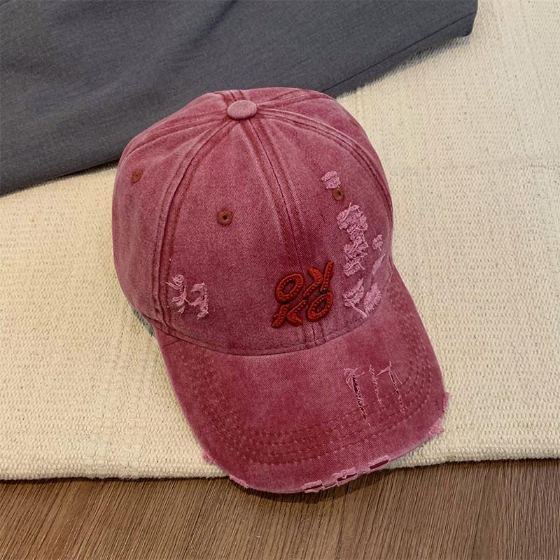 Retro Duckbill Washed Hat Women Stylish Versatile Casual Cap In Various Colors