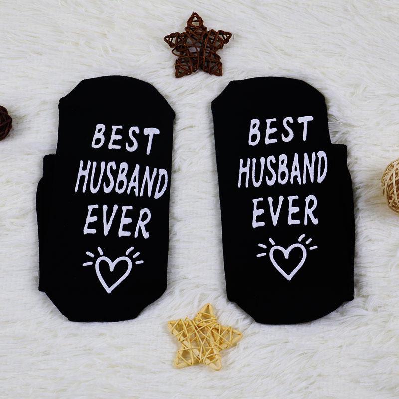 Best Series Cotton Tube Socks with English Letters and Dots - Perfect Thanksgiving Gift for EU & US