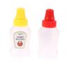 1/2Pcs Mini Portable Small Sauce Container Tomato Gravy Boat Salad Dressing Oil Spray Bottle Ketchup Honey Mustard