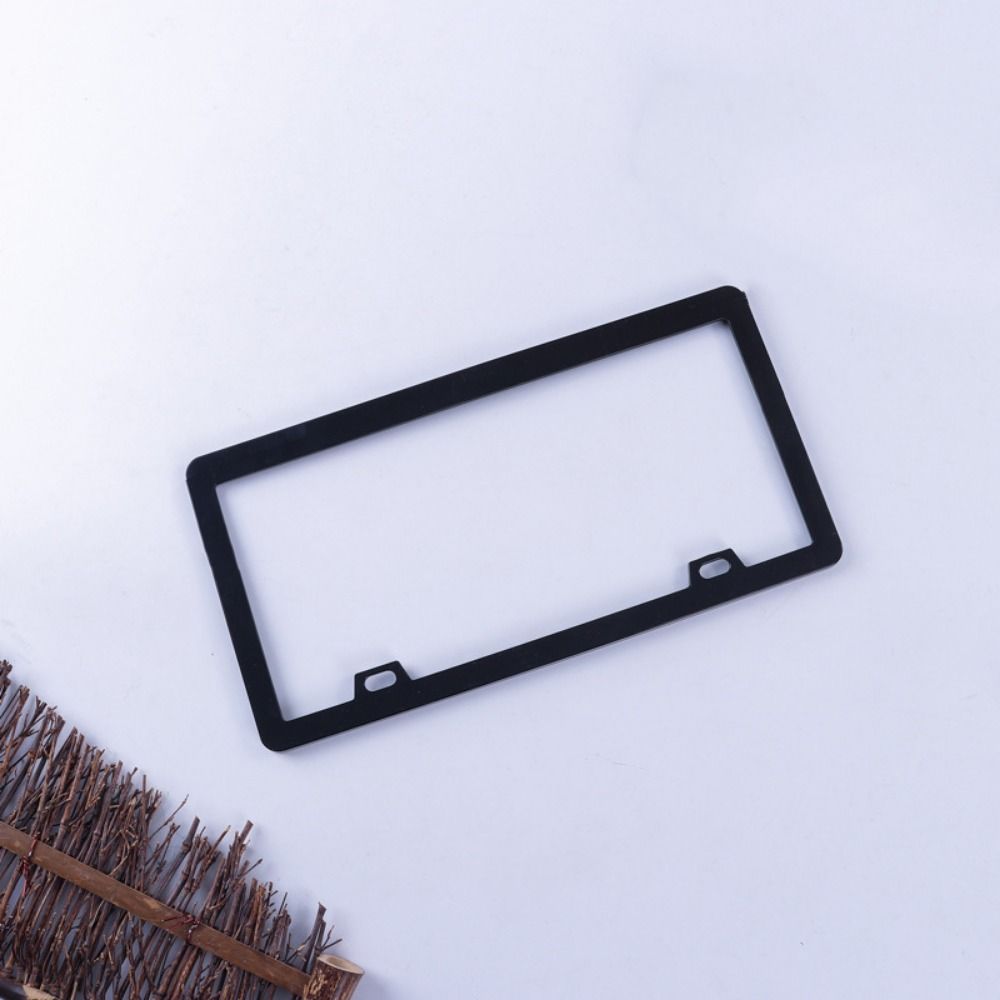 2Pcs Universal License Plate Cover Rustproof Truck License Plate  Vehicles Exterior Decoration