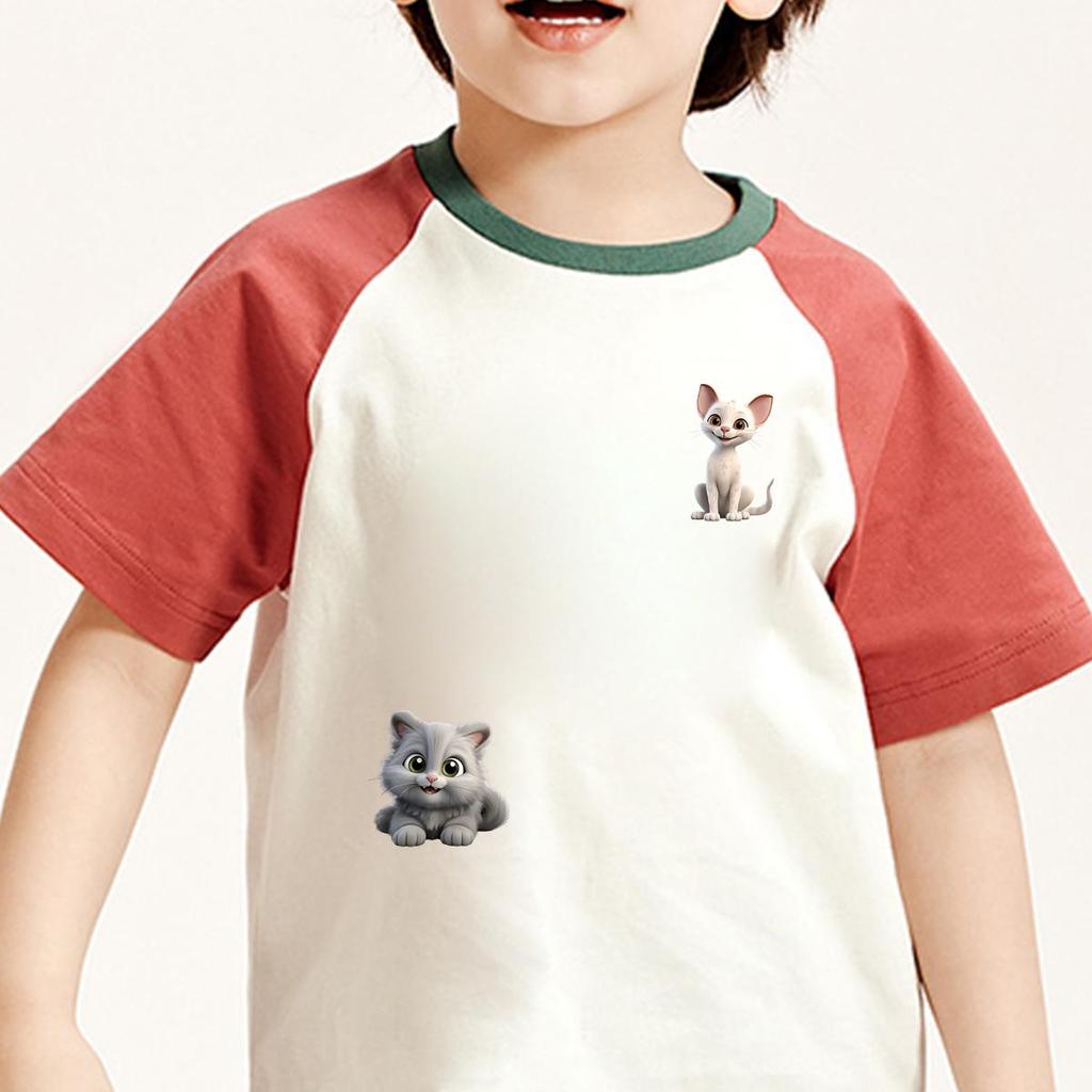 Различные нашивки с кошками на одежде Печать на футболках Кепках Платьях Термонаклейки для одежды Толстовки своими руками Термонашивки на футболках