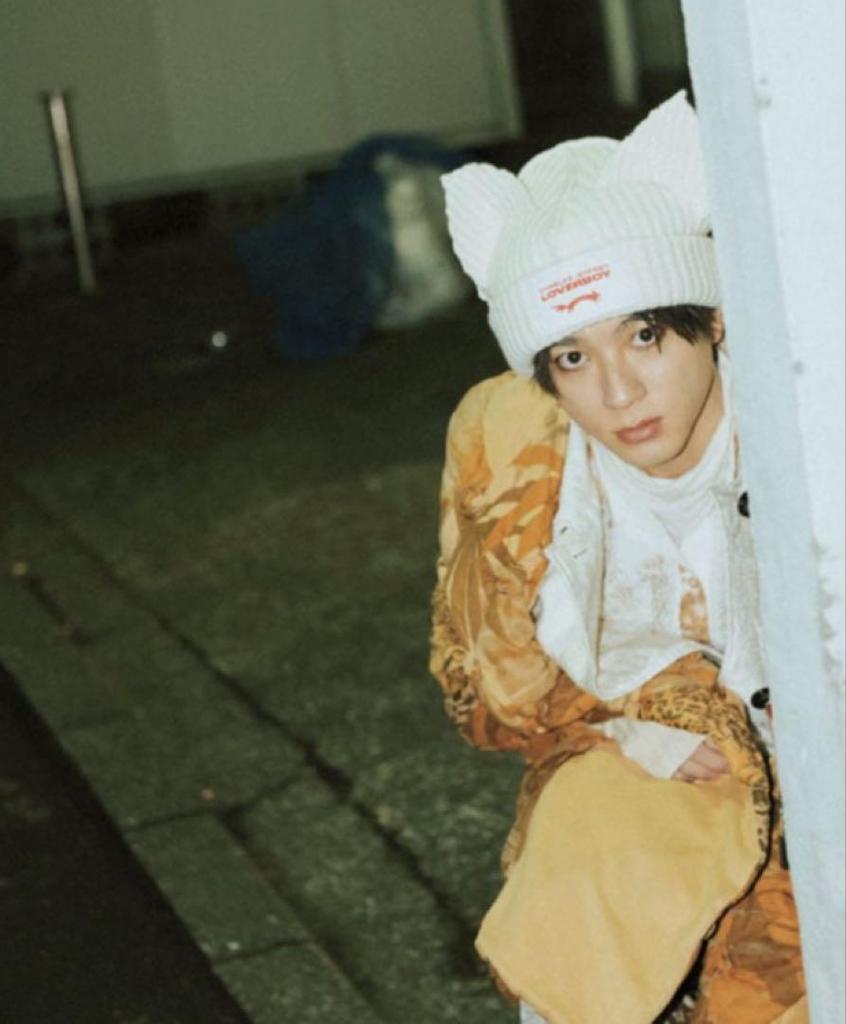 [USED] Charles Jeffrey LOVERBOY Knit Hat, Green, Unisex