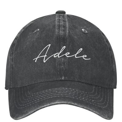 Бейсболки Adele, повседневный наряд из потертого денима, с потертостями, Snapback, папа, кепка для мужчин и женщин, всесезонные дорожные кепки, шляпа