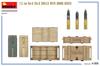 Miniart 1/35 German 7.5 Cm Kw.K Stug III Artillery Shell w/Ammunition Box Plastic Model MA35457