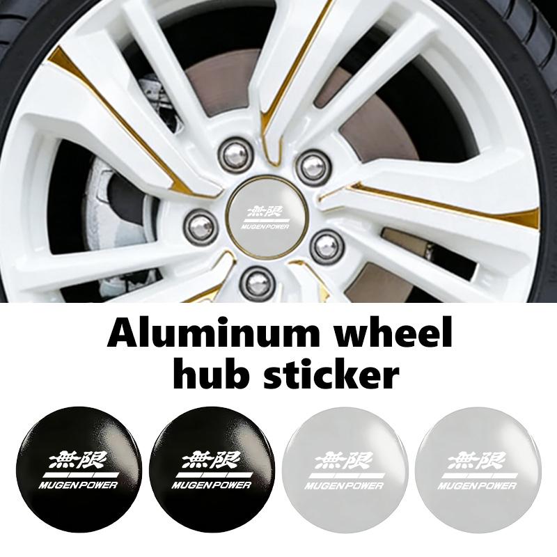 For Honda 56mm 4pcs Car Wheel Center Hub Cap Badge Logo Sticker Fit Pilot Type-R Type-S VTEC Mugen INSPIRE Civic Accord JA2