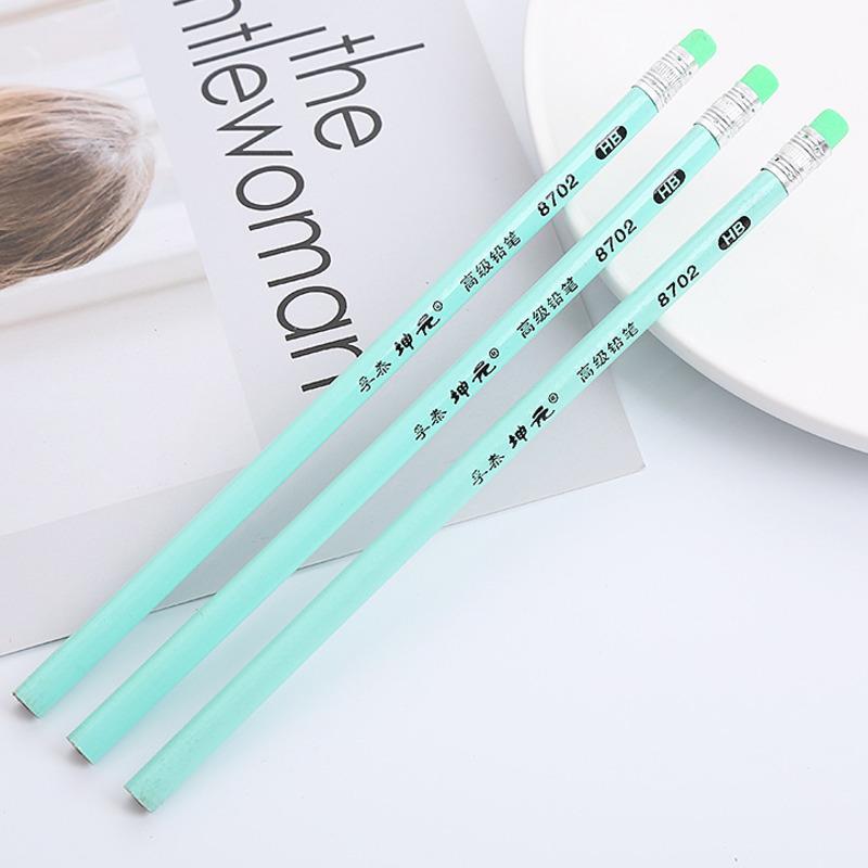 3 Piece HB Color Stationery School Office Supplies Gift Prize Kawaii Pencil