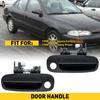 Наружная дверная ручка 98-2002 Для Toyota Corolla Chevrolet Prizm Комплект из 2 шт. Черная