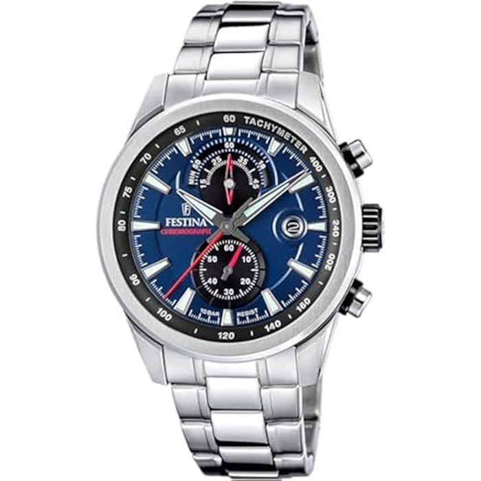 Montre chronographe - Festina - F20694/5 - Acier inoxydable - Etanche 10 ATM - Quartz