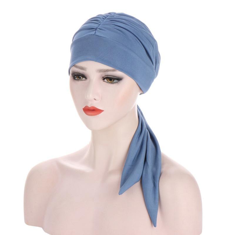 Women Muslim Cancer Head Scarf Chemo Hair Loss Hat Floral Printed Headwear EMA