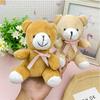 Wear Bow Tie Bear Plush Toy Cartoon Stuffed Animals Bears Plushies Doll Soft Kids Toys For Girls Gift 16CM