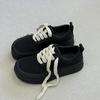 Casual Commuter Board Shoes Men'S British Style Summer Breathable Thick Sole Heightening Cleanfit Shoes Big Head Canvas Shoes