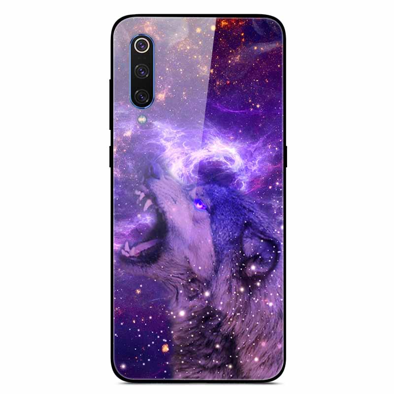 Чехлы для Xiaomi Mi A3 Роскошные Чехлы для Телефона из Закаленного Стекла Космические для Xiaomi MI 9 Lite Чехол 9lite MiA3 Жесткий Защитный Задний Корпус