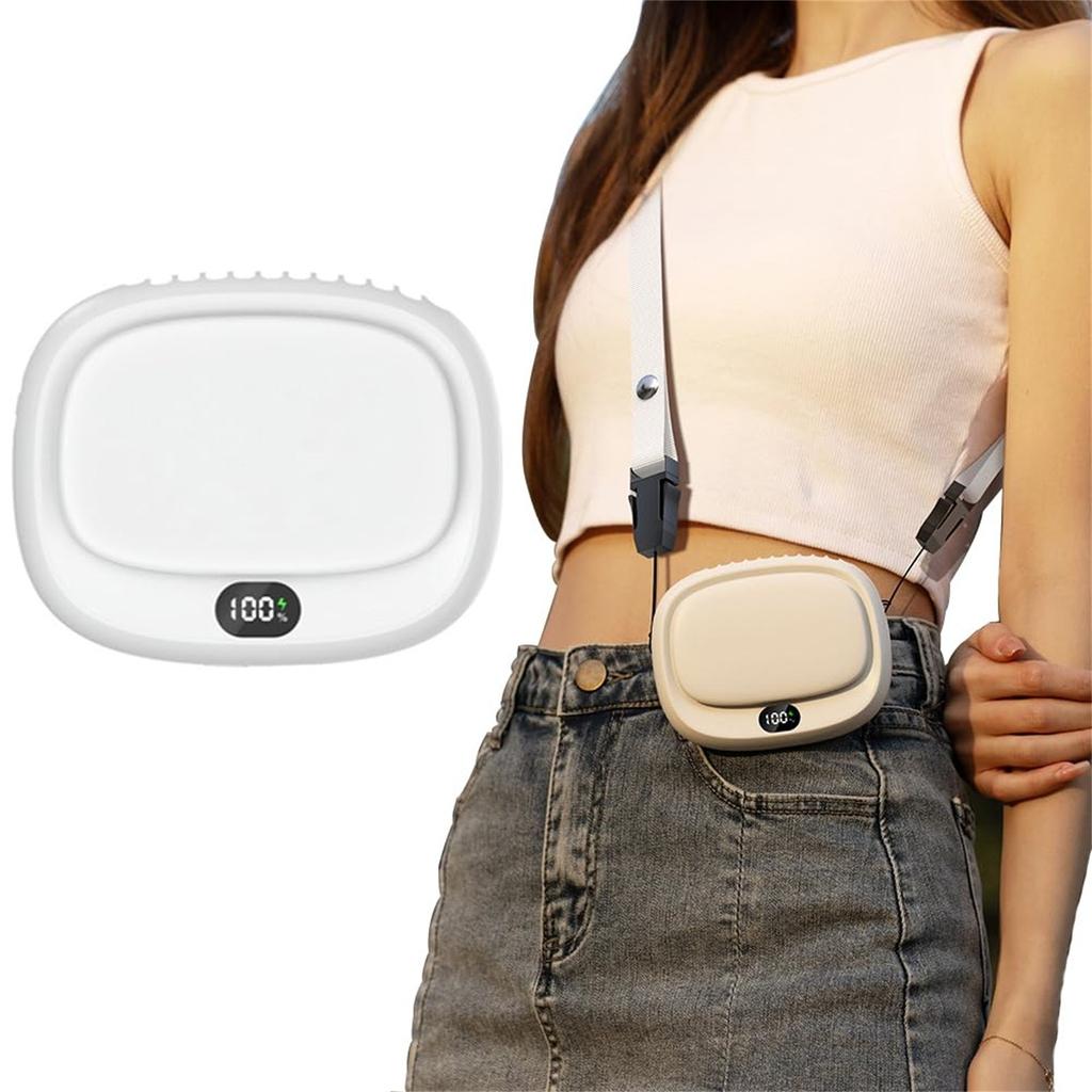 Портативный вентилятор, 5 скоростей, регулируемый поясной вентилятор, USB-вентилятор, тихий маленький персональный вентилятор для дома, путешествий на открытом воздухе