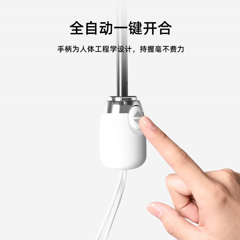 Cartoon Rainproof Automatic Umbrella Vinyl Parasol Three Fold Sun Umbrella Umbrella Plus Umbrella