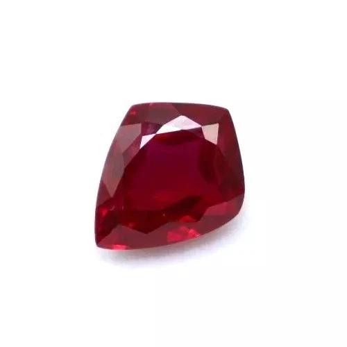 Burmese Mogok Red Ruby Natural 8-9 Ct Fancy Cut Stunning Certified Gemstone