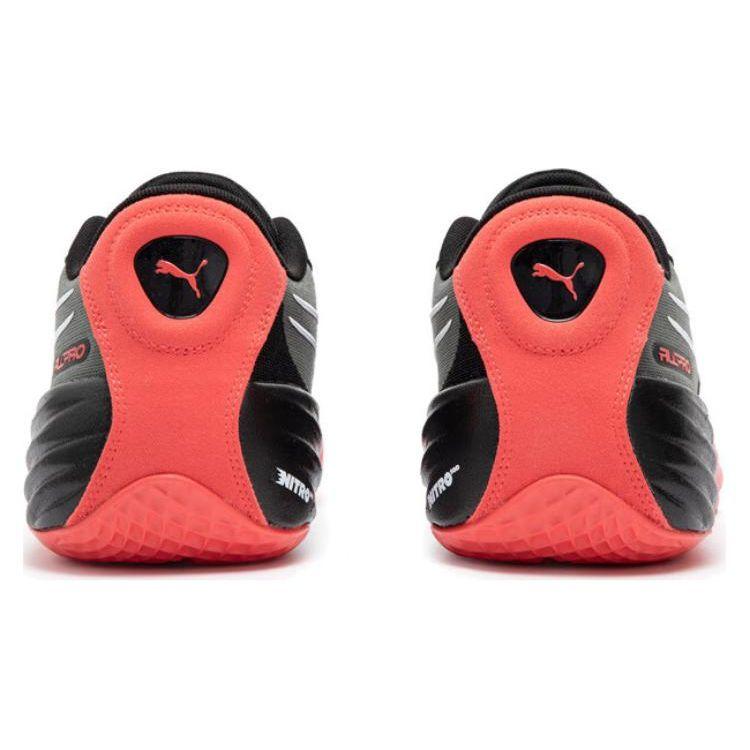 Puma Унисекс баскетбольные кроссовки All-Pro Nitro Черный Красный Белый Низкие Стильные Универсальные 379079-08