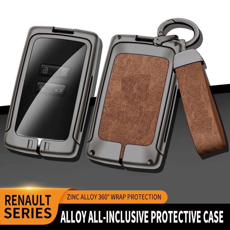 Металлический чехол для автомобильного ключа сумка для Renault Koleos Captur Megane Clio Scenic Talisman Kangoo Laguna Twingo Arkana для Dacia Sandero Card