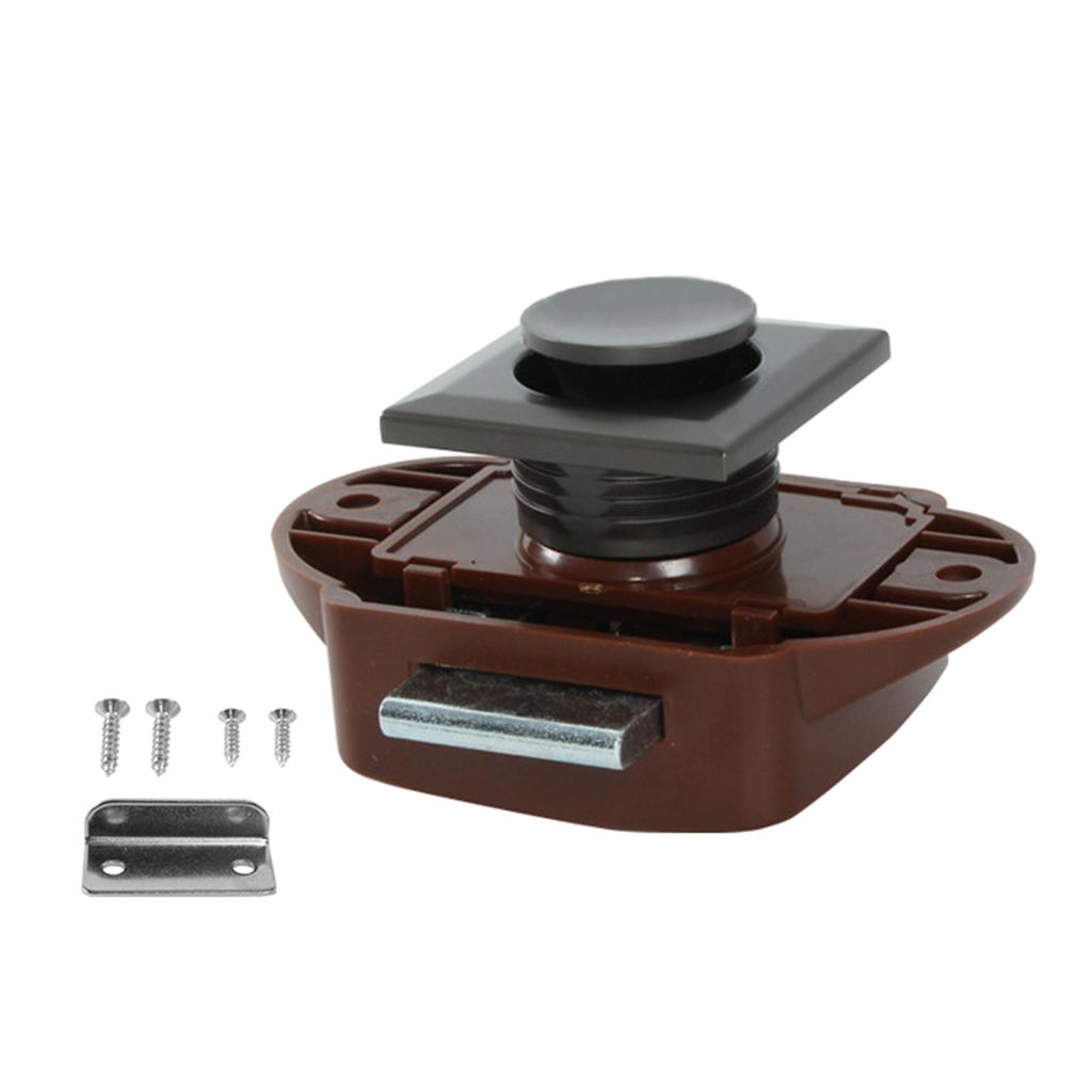 Главная Шкаф для автофургона Кнопка без ключа Защелка Замок Люк Фиксатор Дверной замок Ручки для шкафа Автодом Караван Кемпер Ручка