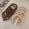 Korean Strong Women Hair Scrunchies Girls Elastic Hair Rubber Bands Ponytail Hair Holders/Gum /Tie Accessories