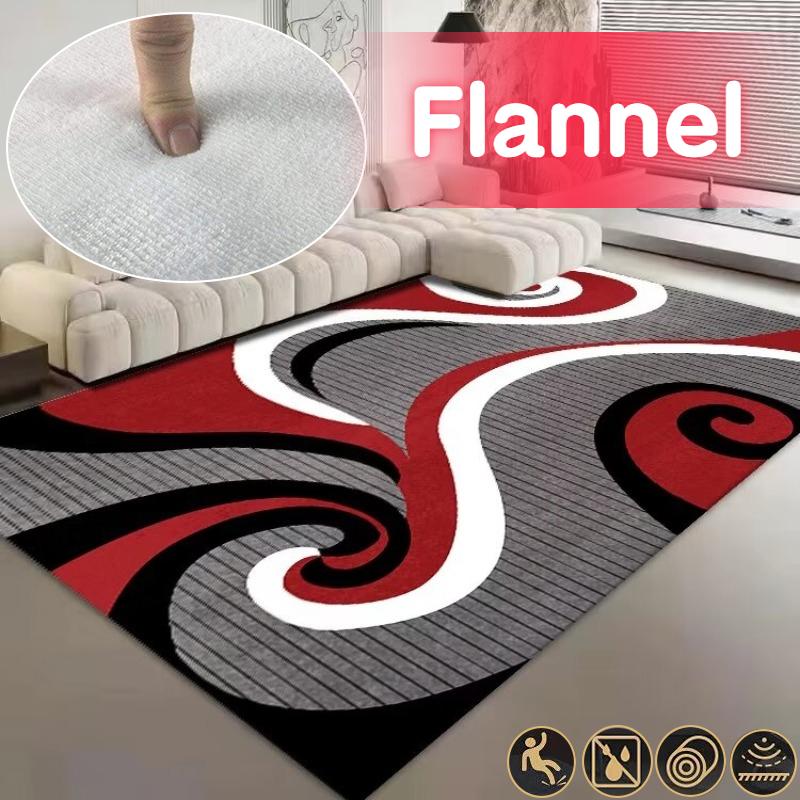 Скандинавские роскошные фланелевые ковры для гостиной, мягкие коврики для спальни, прикроватный коврик, большой ковер с геометрическим рисунком для гардеробной, нескользящий коврик для пола
