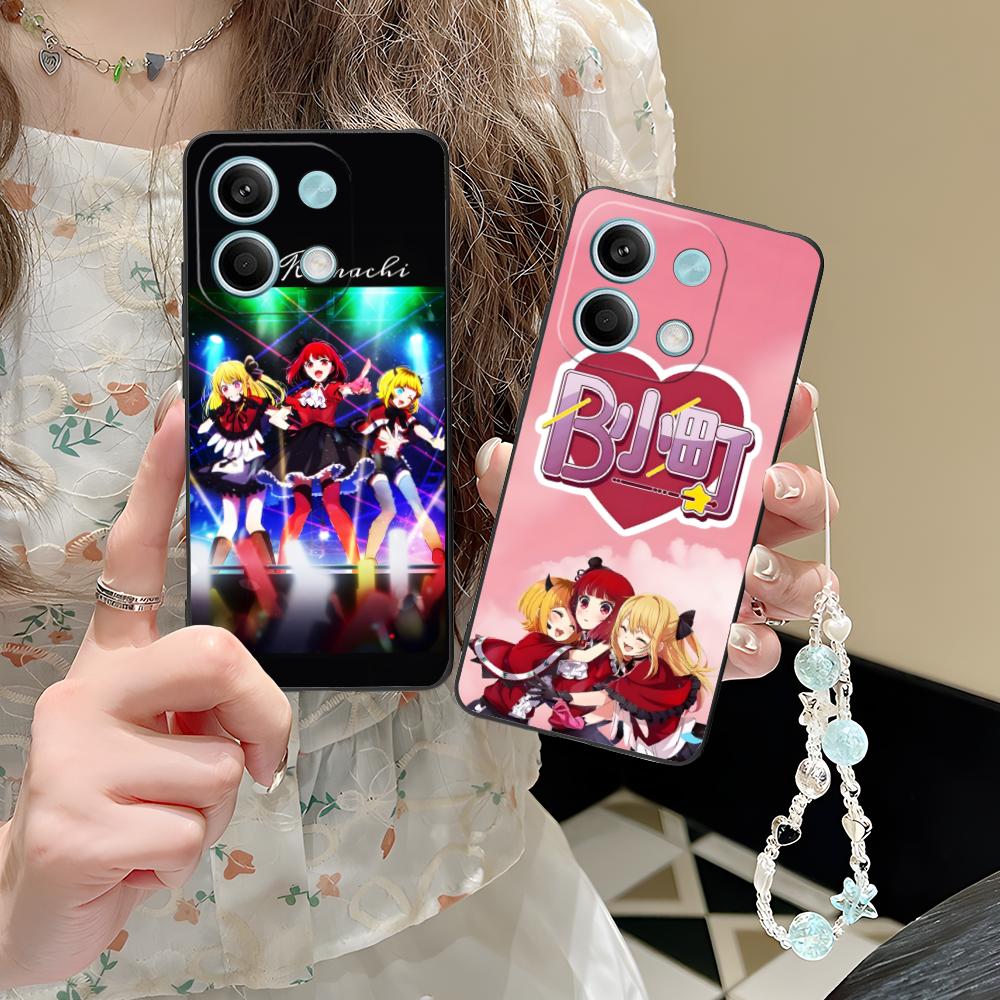 Oshi no ko B-Komachi Чехол для телефона для POCO M6 M5 M4 M3 X7 X6 X5 X4 X3 F6 F5 F4 Pro GT 5G Цветной Защитный Красивый Чехол Роскошный