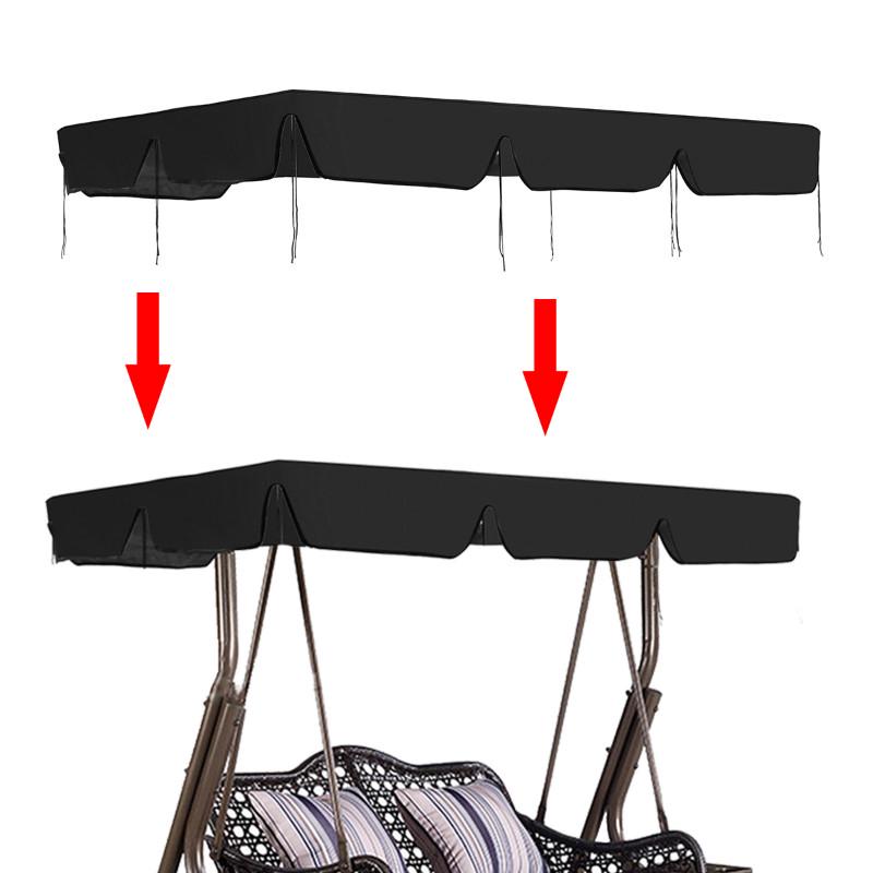 Водонепроницаемый тент для отдыха на открытом воздухе, садовый двор, наружная крышка качелей 190x132 см