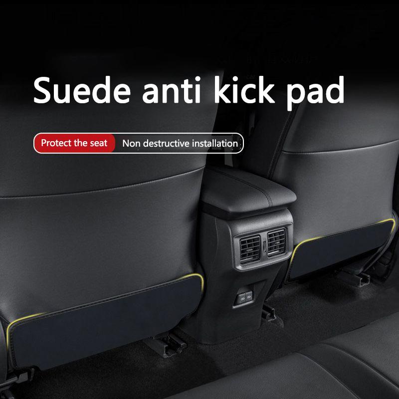 High-quality Car Back Protector Cover Seat Back Mats Anti-Kick Cushion Pad for Porsche Cayenne Panamera Macan 911 718 Cayman 918