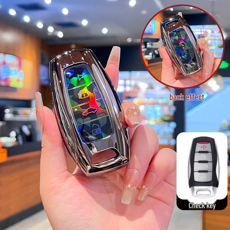 Совместимая металлическая пряжка, чехол для ключа для Great Wall Haval: H2S, M6, F5, F7X, Большой Пес, Божественный Зверь, Яростный Дракон, Дракон Макс, Сова