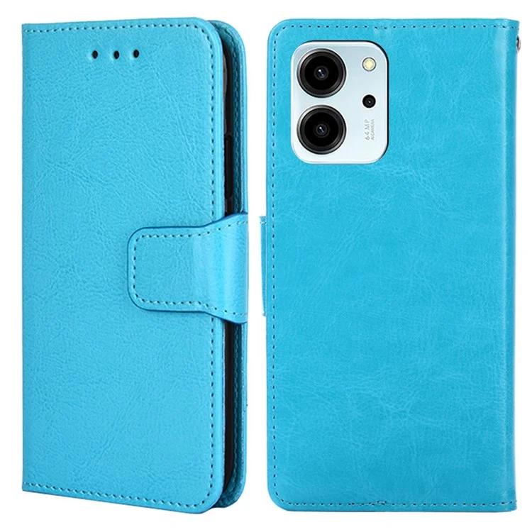 For Honor 80 SE 5G Textured PU Leather Phone Cover Anti-scratch Stand Wallet Shockproof Folio Flip Cell Phone Case