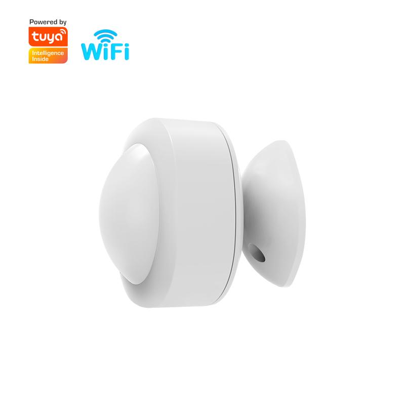 Tuya Zigbee WIFI 120° Регулируемый угол Датчик движения Pir Инфракрасный датчик движения человеческого тела Беспроводной детектор Google Home Alexa Voice