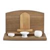 KIRIGEN Buddhist Altar, Open-Style, Modern, Contemporary Buddhist Altar, Memorial Stage, All-Paulownia Wood, Original Offering Stand, Brown, TQ-FT-OP-