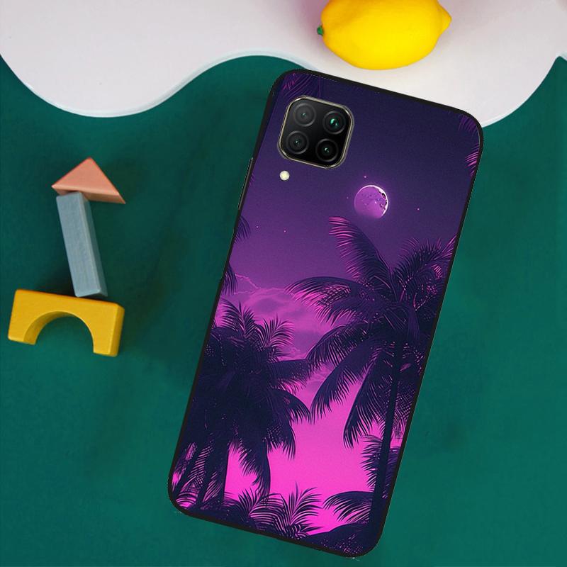 Фиолетовая эстетика для Huawei Nova 9 10 SE 8i 11i 12i 12s Y60 Y61 Y70 Y90 Y72 Y73 Y91 P60 Pro P40 P30 Lite Чехол