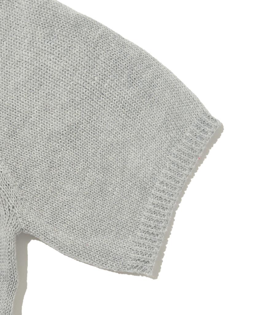 ROIDESROIS Light Touch Short Sleeve Knit (Gray)