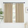 PONY DANCE Small Window UV Perfect for Home 100cm Wide X 80cm Set of Beige Curtains, Soundproof, Heat-Retaining, Thick, Insulated, Energy-Saving,