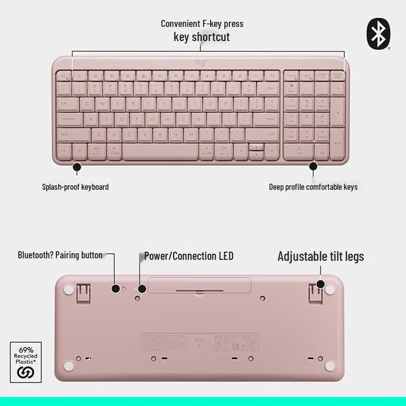 Logitech MK251 Wireless Bluetooth Keyboard and Mouse Combo