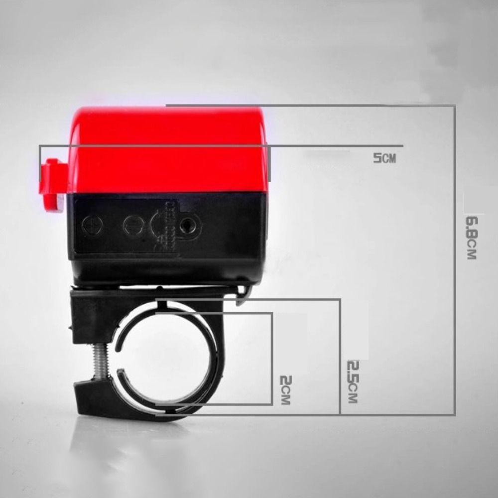 Universal Plastic Motorcycle Bike Handlebar Battery Powered Bicycle Bell Air Horn Siren