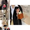 Trendy Black Casual Chain Shoulder Bag For Women 2024 Stylish Simple Square Design