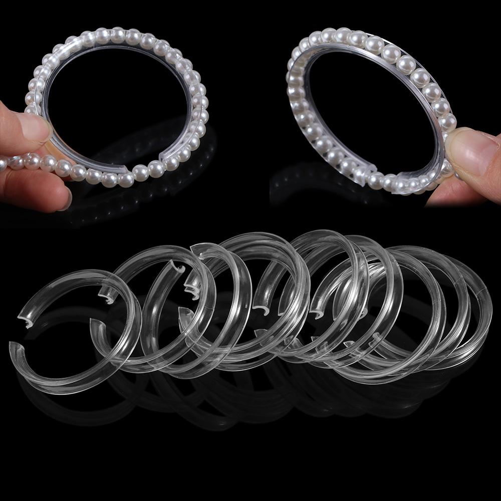 10 Pcs Round Bracelet Display Stand Acrylic Bangle Organizer Rack Bracelet Rack Stand Display  Women