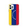 Coque iPhone - Multicolore - Drapeau Venezuela - Souple - Compatible iPhone 12 Pro - Design Unique