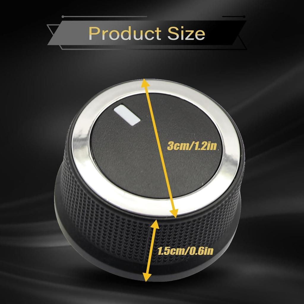 Priprilod AC Temperature Control Knob Compatible with Chevrolet Express 2008-2021 Compatible with GMC Savana 2008-2017#84141127 84793085