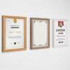 7.5 X 10 Inch Certificate Diploma Frame Graduation Degree Document Picture Frame for Wall Mount Décor and Tabletop Display, Beige