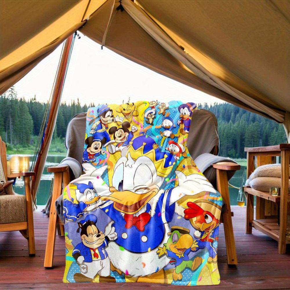 1pc, Donald Duck & Friends Blanket Soft Throw for Room Decor, Perfect Gift, Living Room, Travel, Camping