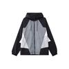 Сращенная ветровка с цветными блоками с капюшоном Мужская верхняя одежда Серая DB5172-084