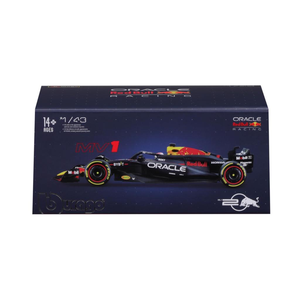 Bburago 2024 Model 1/43 Scale Signature Series F1 Oracle Red Bull Racing RB20 #1 Max Verstappen Race Sports Car Diecast Model 18-38098 (#1)
