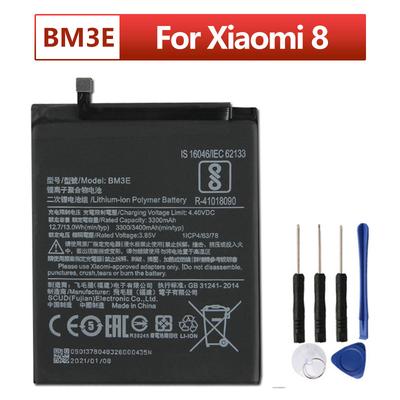 НОВЫЙ Сменный Аккумулятор Для Xiaomi 8 MI8 M8 Xiaomi BM3E Аккумулятор для Телефона 3400 мАч