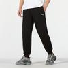 Puma Однотонные зауженные трикотажные спортивные брюки с эластичным поясом, мужские низы, черные 682917-01