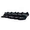 Nike Ankle Socks Women's 6 Pack Black SX5277-010