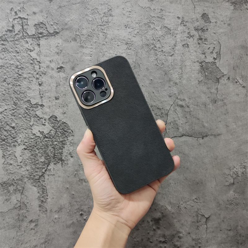 Подходит для iPhone 15 с чехлом для телефона с узором «Лунный кратер», металлическим объективом 13proMax и креативным противоударным защитным чехлом для iPhone 14